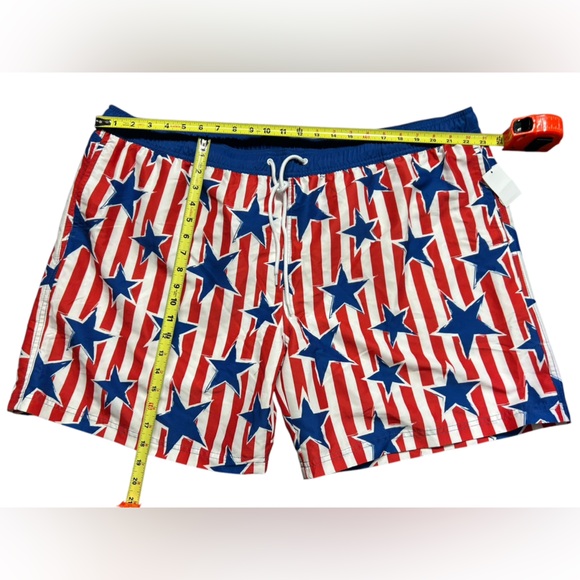 MAD ENGINE men’s stars stripes patriotic swim trunks shorts size XXL NWT - Picture 4 of 4